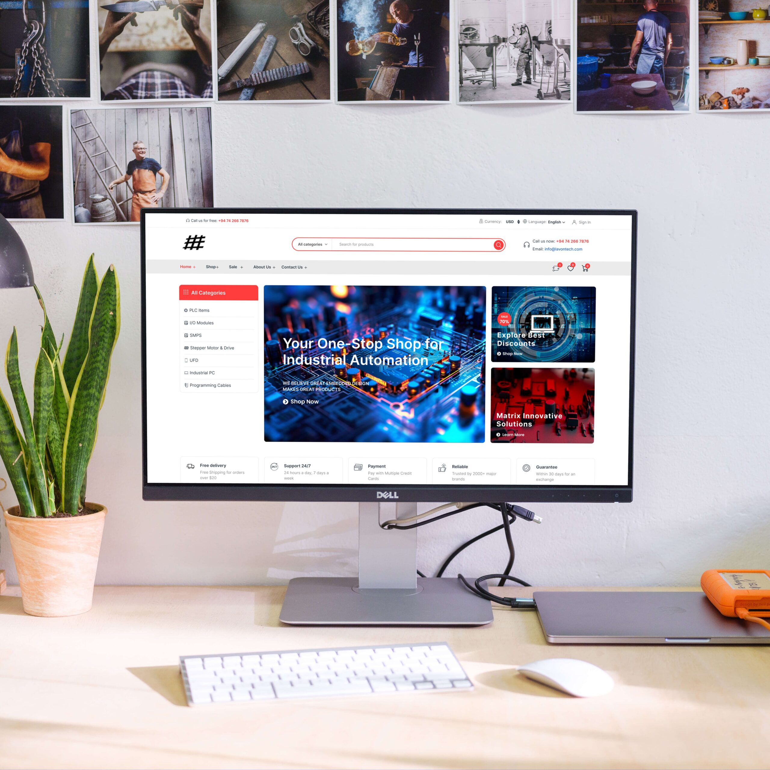 E commerce website